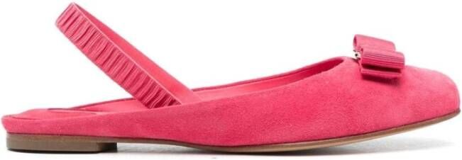 Salvatore Ferragamo Ballerina's Roze Dames