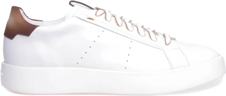Santoni Sneakers wade , Wit, Heren