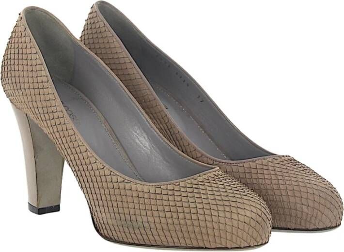Sergio Rossi Hoge hakken pompen , Beige, Dames