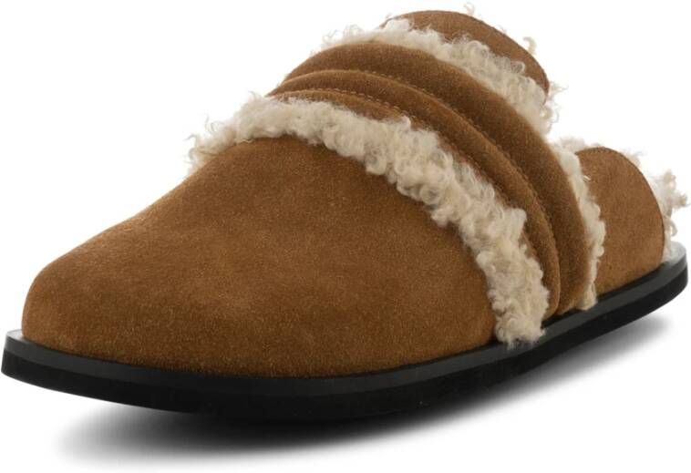 Shoe the Bear Siri verstopt Suede Tan , Bruin, Dames