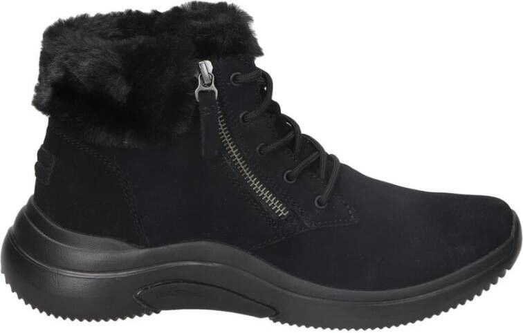 Skechers Enkellaarsjes Zwart Dames