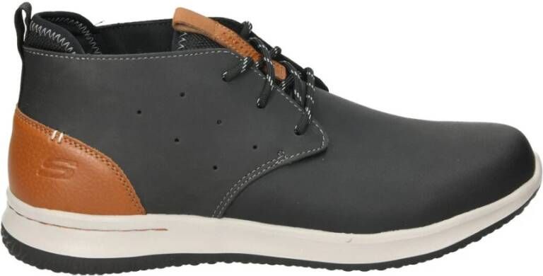 Skechers Lace up Boots , Zwart, Heren