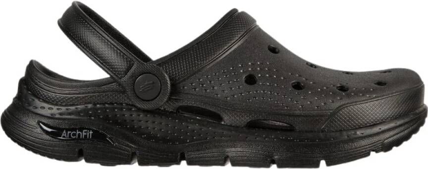 Skechers Arch past het een passende crrogs , Zwart, Dames
