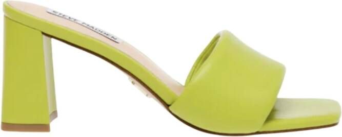 Steve Madden Hakken muilezels , Groen, Dames