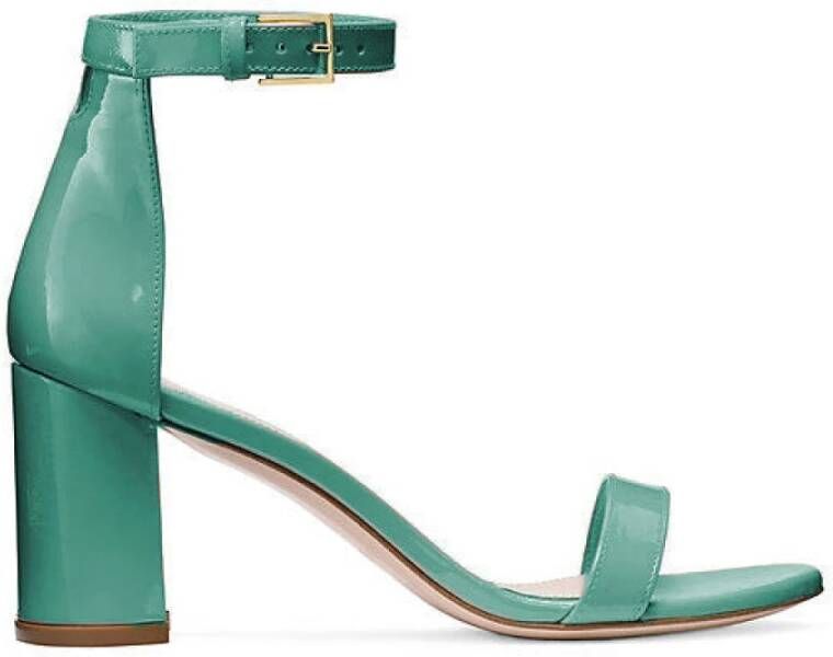 Stuart Weitzman Hoge hiel sandalen , Groen, Dames
