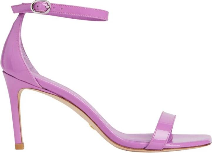 Stuart Weitzman Nunakedcurve 85 Sandal , Paars, Dames