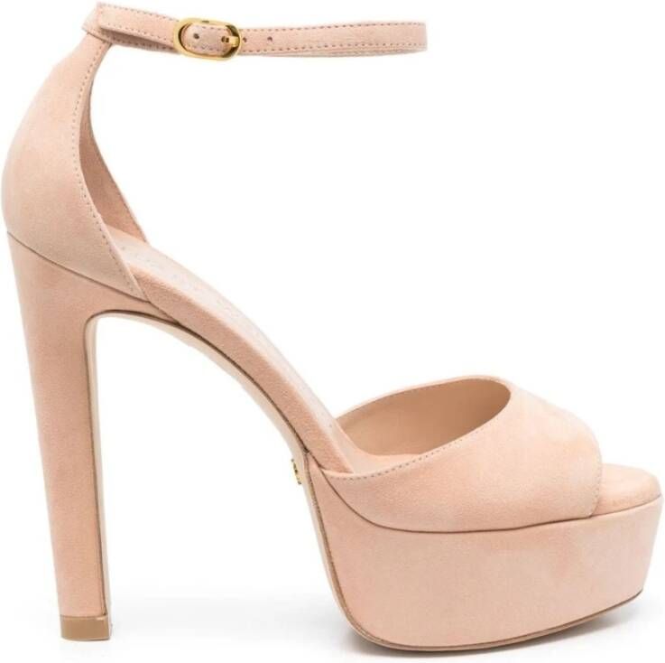 Stuart Weitzman Hoge hiel sandalen , Roze, Dames