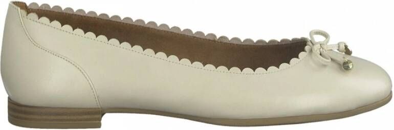 tamaris Cream casual lage hakken , Beige, Dames