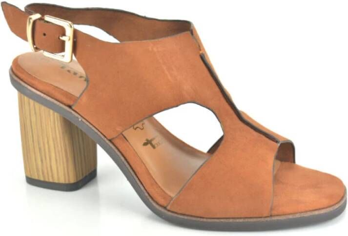 tamaris Daim O. HK. 6 cm , Bruin, Dames
