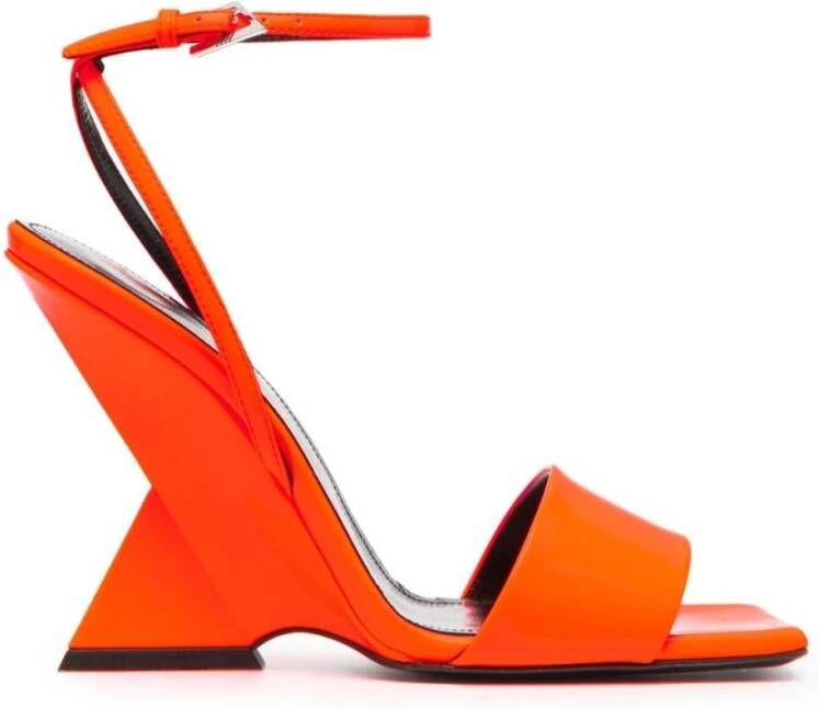 The Attico De Attico Sandals Orange , Oranje, Dames