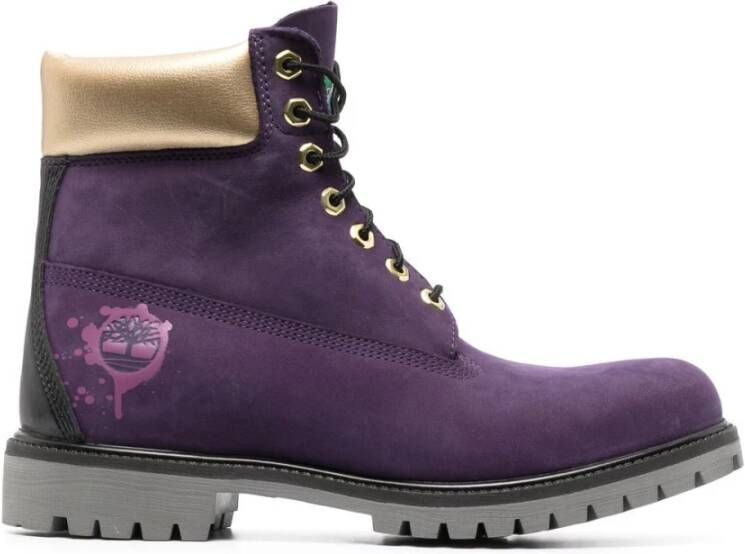 Timberland Boots Purple , Paars, Heren