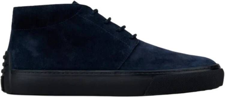 TOD'S Enkel laarzen , Blauw, Heren