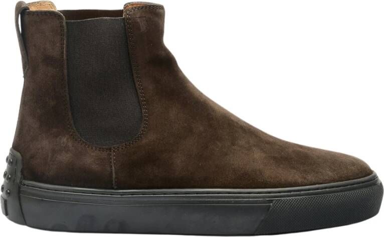 TOD'S Chelsea laarzen , Bruin, Heren