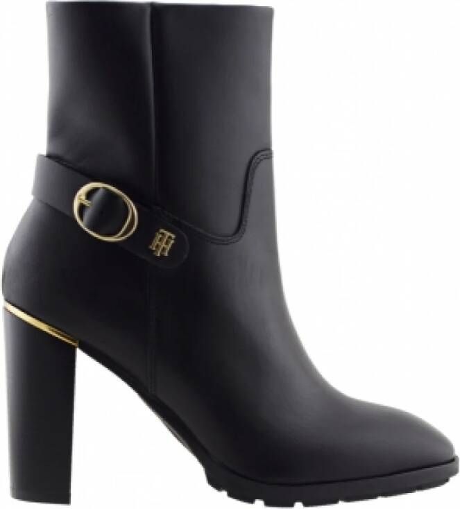 Tommy Hilfiger Enkellaarsjes Zwart Dames