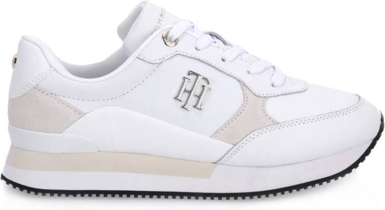 Witte tommy best sale hilfiger sneakers dames