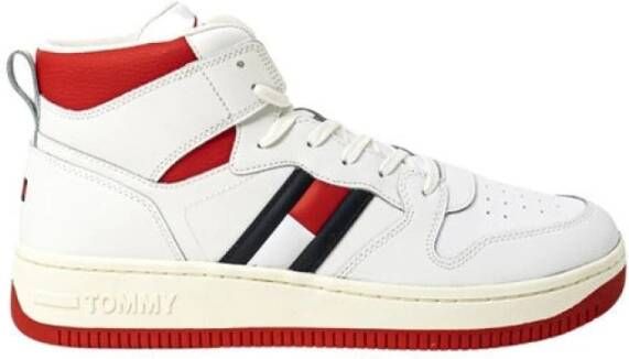Tommy Jeans Basket High Cupsole Tjm Leather Heren Schoenen Wheat Leer