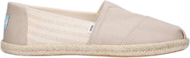 TOMS Oxford Tan University Stripes Espadrillos