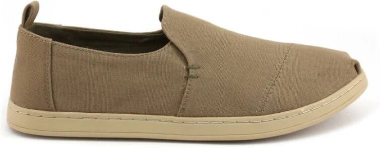 TOMS Instappers & Slip ons Groen Heren