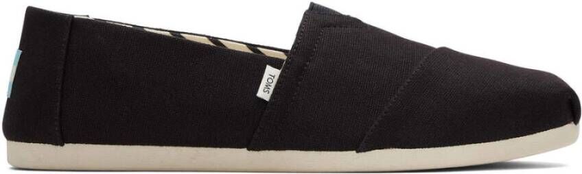TOMS Gerecycled canvas alpargata shadrilles , Zwart, Heren