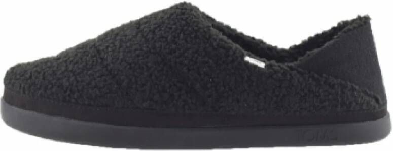 TOMS Erza Dames Pantoffels Zwart , Zwart, Dames