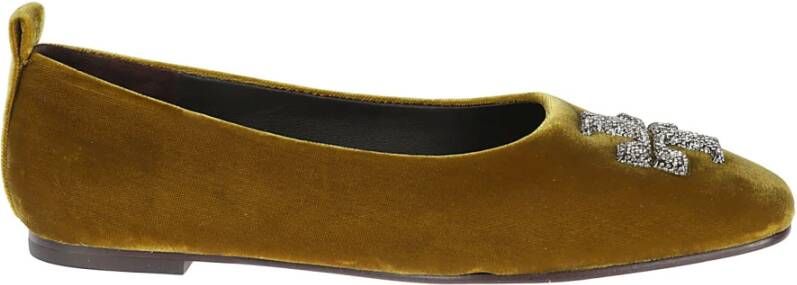 TORY BURCH Ballerina's Geel Dames