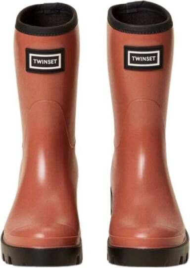Twinset Regenlaarzen Roze Dames