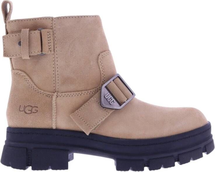 Ugg Enkellaarsjes Beige Dames