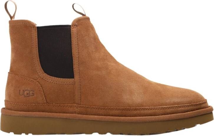 Ugg Neumel Chelsea laars voor Heren in Brown,, Leder