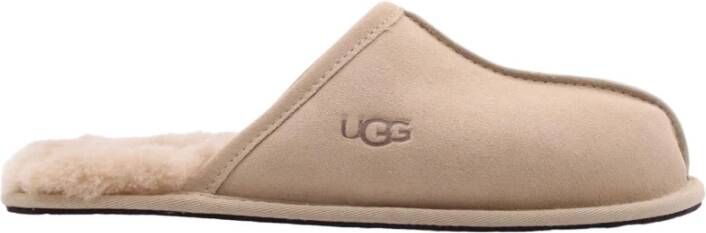 Ugg Scuff Pantoffels voor Heren in Beige,, Suede