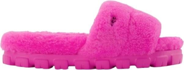 Ugg Cozetta krullende pantoffel voor Dames in Carnation,, Shearling