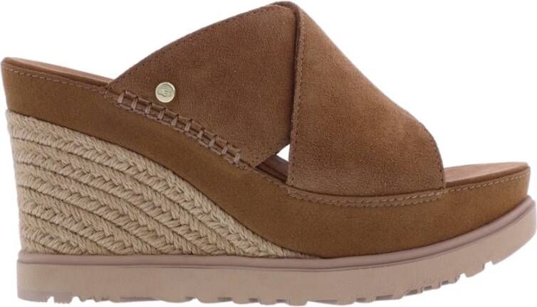 Ugg Abbot slipper voor Dames in Brown,, Suede