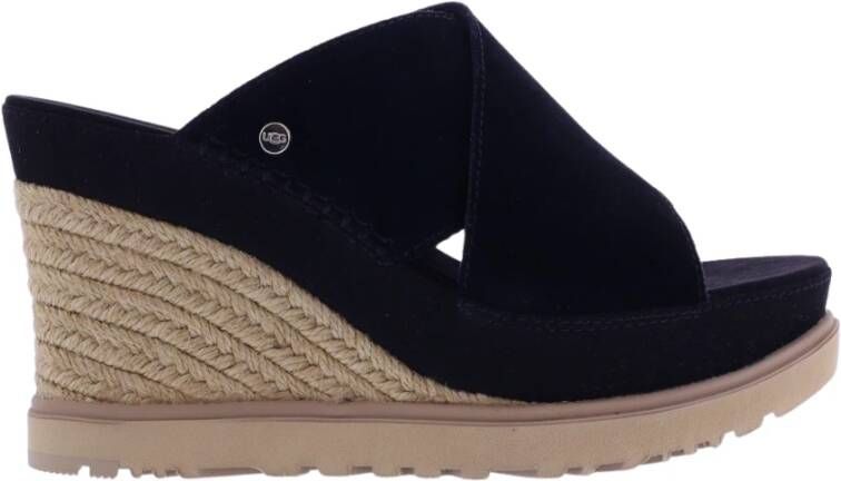 Ugg Abbot slipper voor Dames in Black,, Suede