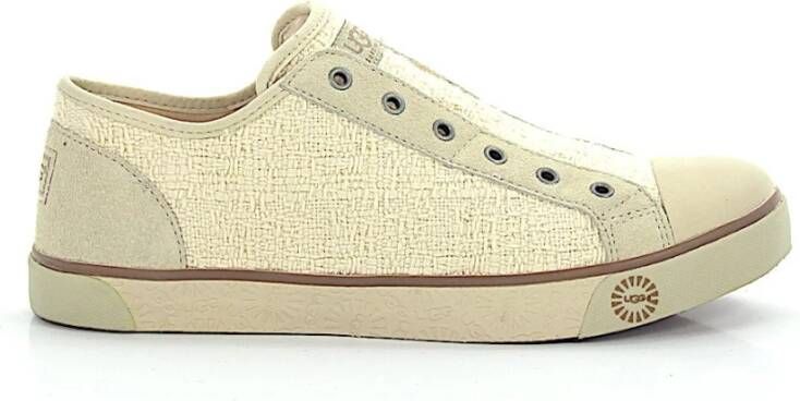 Ugg Low Logo Sneakers , Beige, Dames