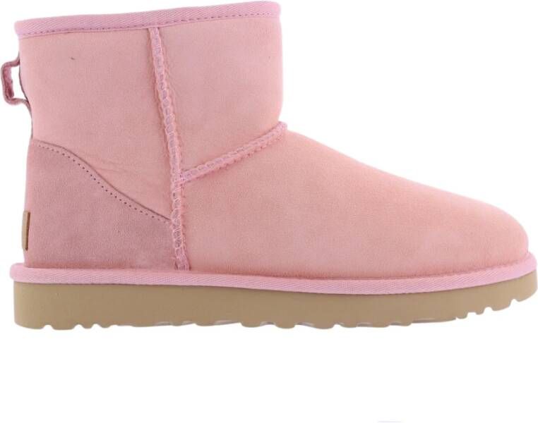 Ugg Classic Mini II Laarzen voor Dames in Pink,, Shearling
