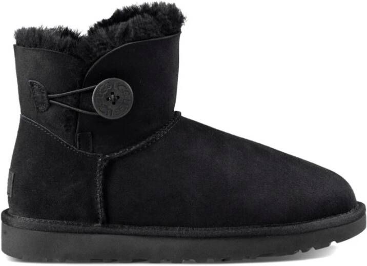 Ugg Mini Bailey Bow II laars voor Dames in Black,, Shearling