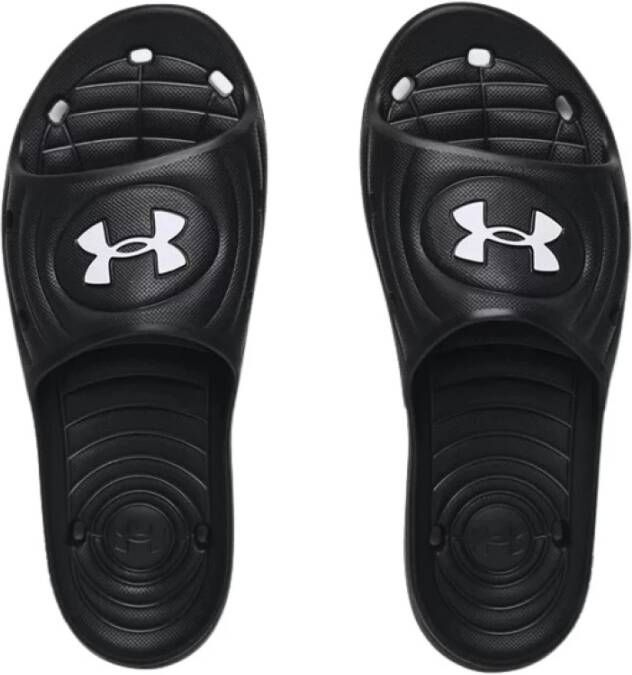 Under Armour Locker IV badslipper zwart/wit