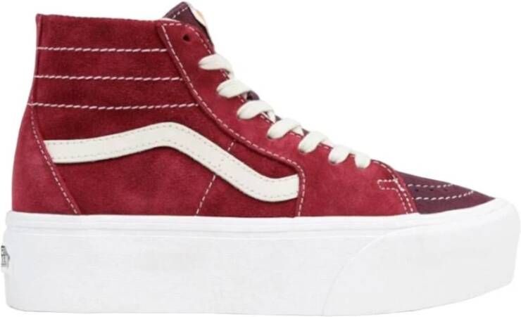 Vans Bordeaux Hoge Sneaker Ua Sk8 hi Tapered Stackform