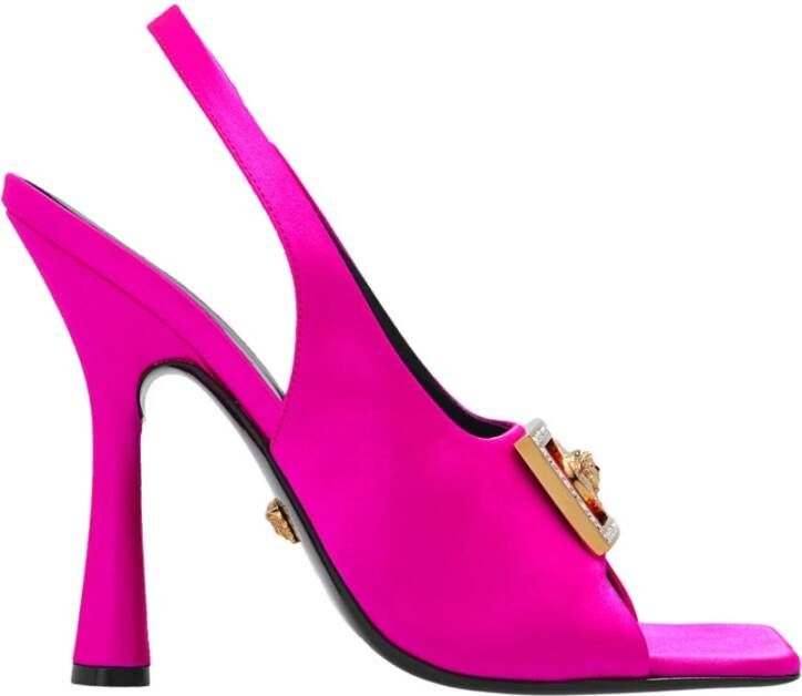 Versace Hakken sandalen , Roze, Dames