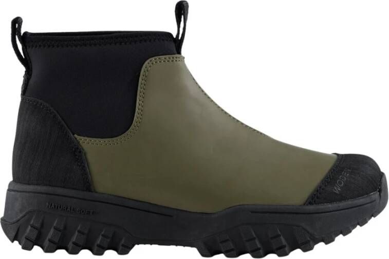 Woden Magda low waterdicht donkere olijf , Groen, Dames