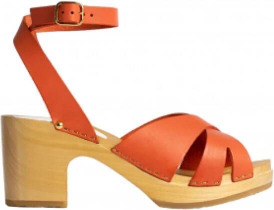 Youyou High Heel Sandals , Oranje, Dames