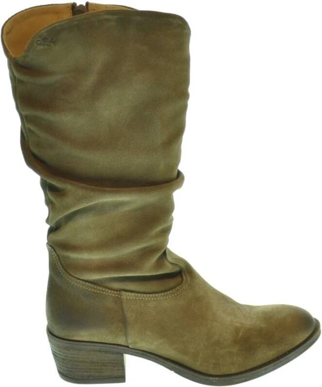 AQA Hakken laarzen , Groen, Dames