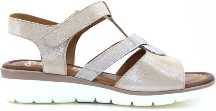 Ara Sandalen Kreta in metallic look