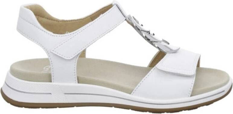 Ara Platte sandalen , Wit, Dames
