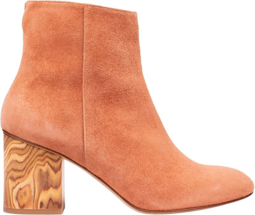 Atelier Content Heeled Boots , Oranje, Dames