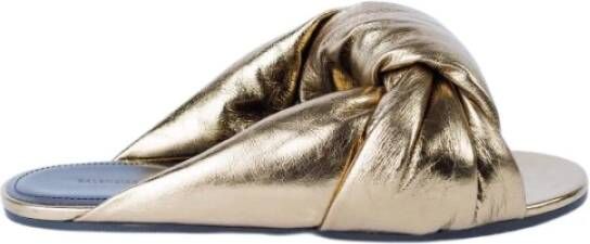 Balenciaga Drapy Sandalen , Geel, Dames