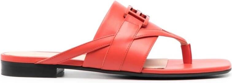 Bally Flat Sandals , Oranje, Dames