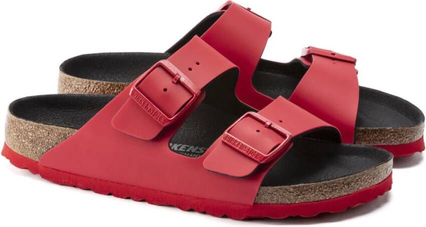 Birkenstock Arizona sandalen , Rood, Dames