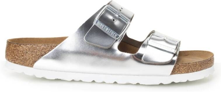 Birkenstock Flat Sandals , Grijs, Dames