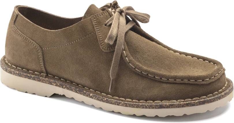 Birkenstock Mocassins Pasadena III Suede Leather Large , Grijs, Heren