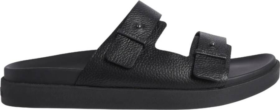 Calvin Klein double strap sandal lth , Zwart, Heren